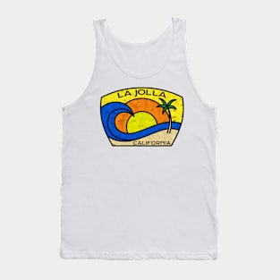 La Jolla California Surfing Tank Top